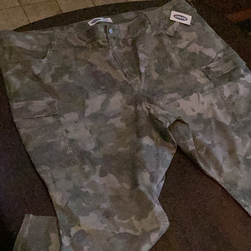 Rockstar super skinny, high-rise army, fatigue, jeans, super slim pockets